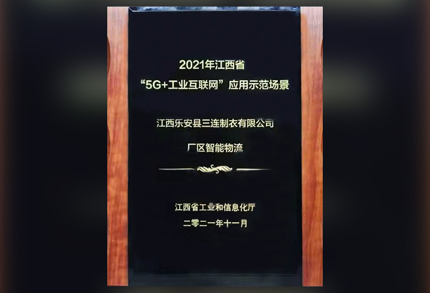2021年江西省“5G+工業(yè)互聯(lián)網(wǎng)”應(yīng)用示范場景(廠區(qū)智能物流)